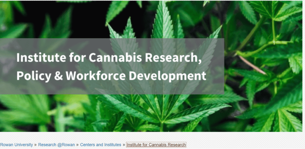 cannabis think tank Rowan University CRC Cannabis Regulatory commission