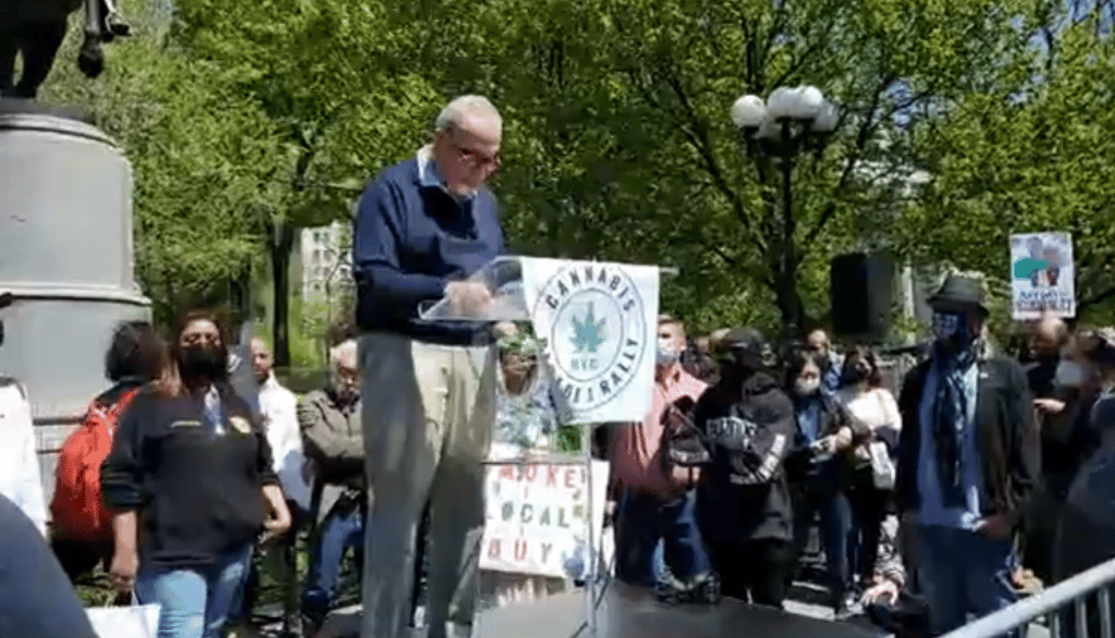 NYC Cannabis Parade & Rally 2021 chuck Schumer
