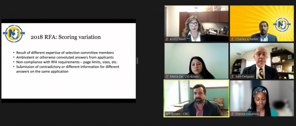 2018 medical cannabis RFA, NJCRC