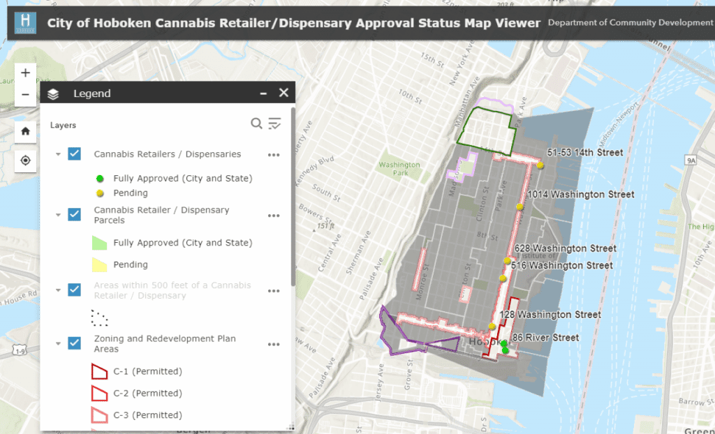 Hoboken Cannabis dispensary restrictions imposed