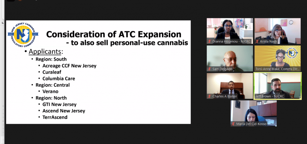 Adult-use Sales NJCRC curaleaf