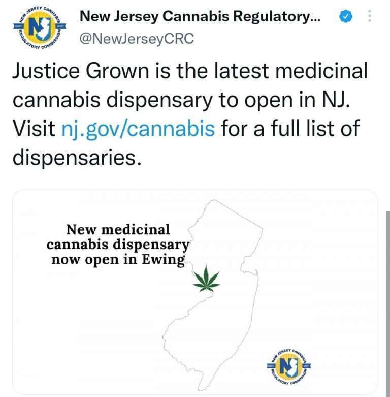 Justice Grown Bloc dispensary opens in Ewing