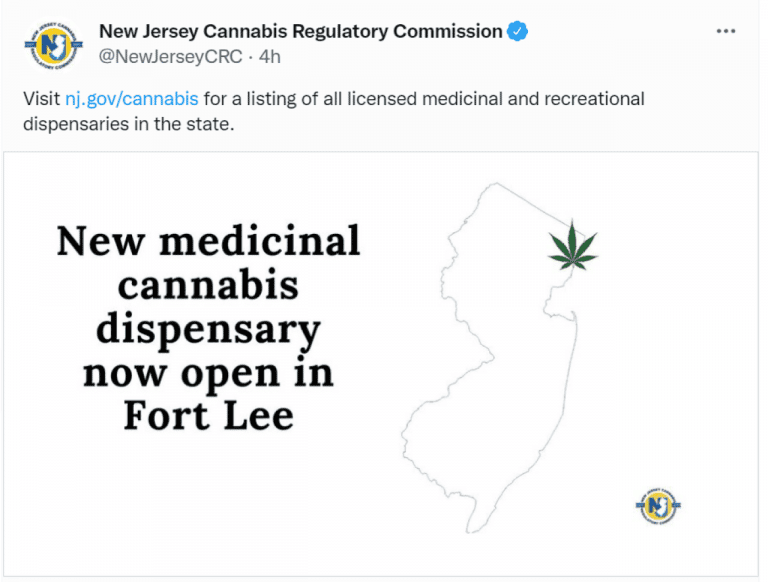 Ascend dispensary NJ cannabis fort lee