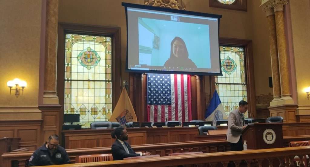 Latino Cannabis business conference held in Jersey City featured the NJCRC and held in council chamber