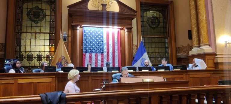Jersey City cannabis dispensary license cap debated.