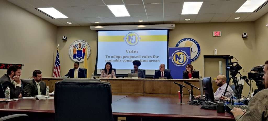 NJ CANNABIS LICENSE APPROVALS & CANNABIS LOUNGE RULES