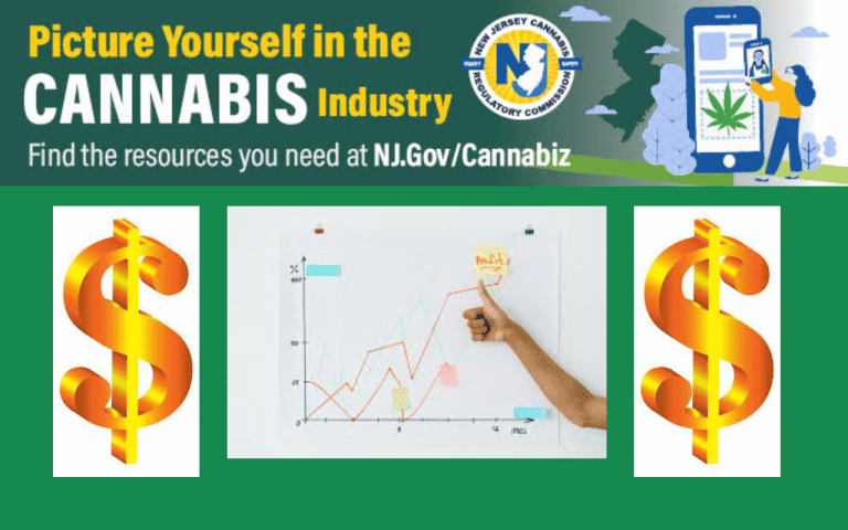 New Jersey Recreational Cannabis Dispensaries sales increase