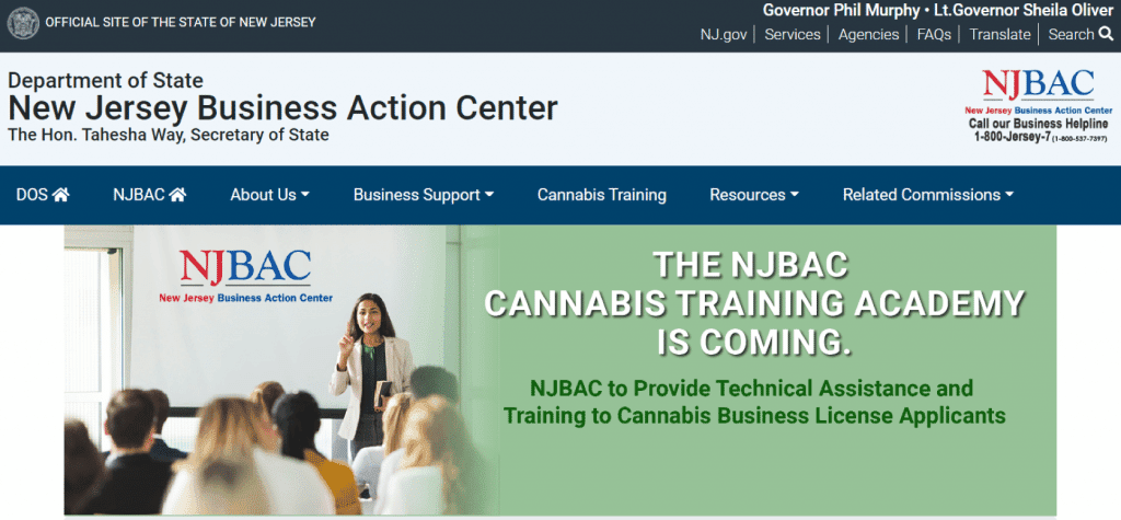 cannabis training New Jersey cannabis NJBAC