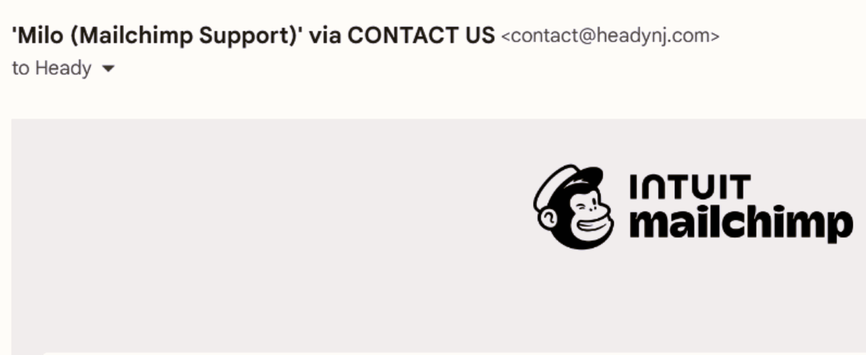 Mailchimp Heady NJ