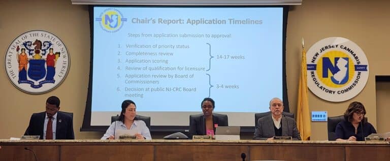 NJCRC discusses New Jersey cannabis licenses at monthly meeting