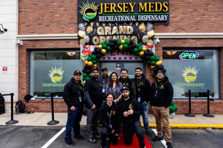 Jersey Meds Dispensary pictured here is the 100th New Jersey adult-use cannabis dispensaries to open