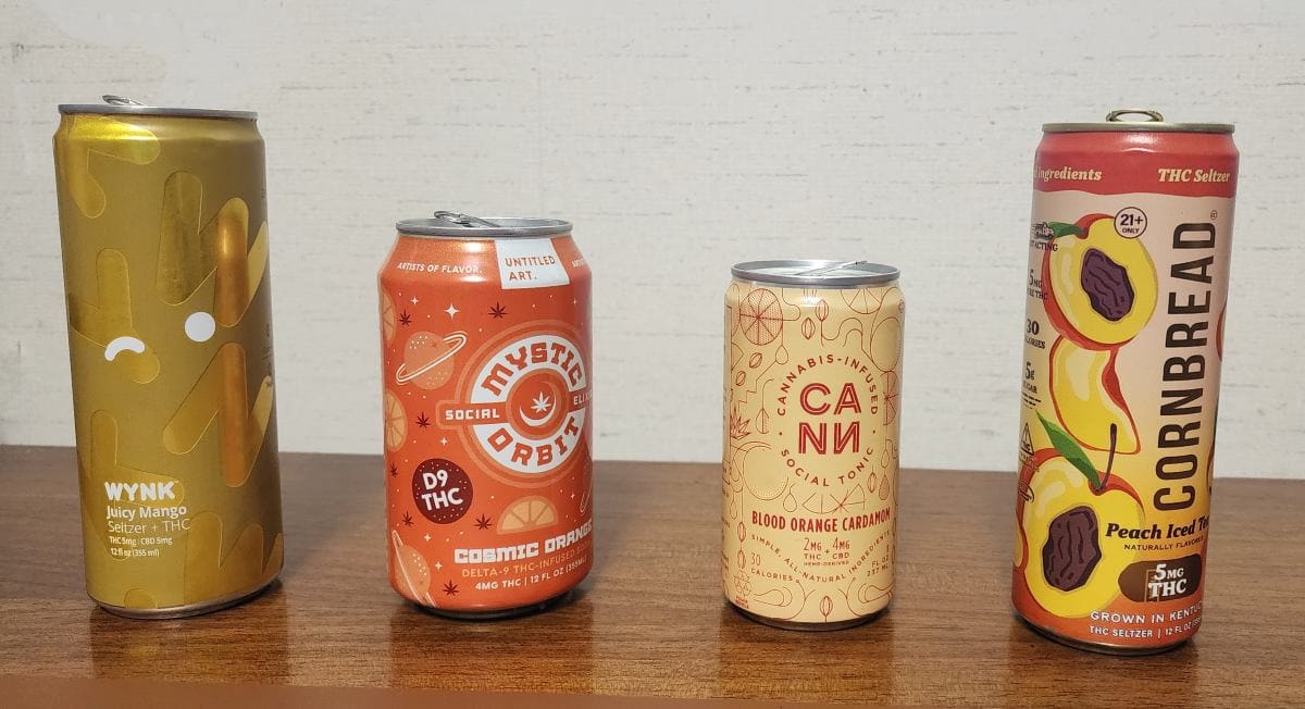 The Rise and Review of THC Seltzer Drinks