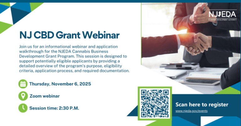 NJ-EDA cannabis grant program
