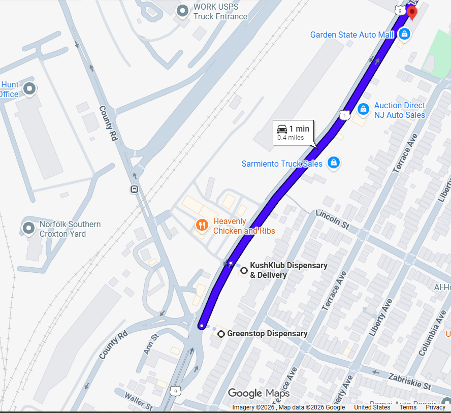 Tonnelle Jersey City cannabis dispensary