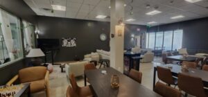 Gynsyng dispensary lounge NJ cannabis Merchantville