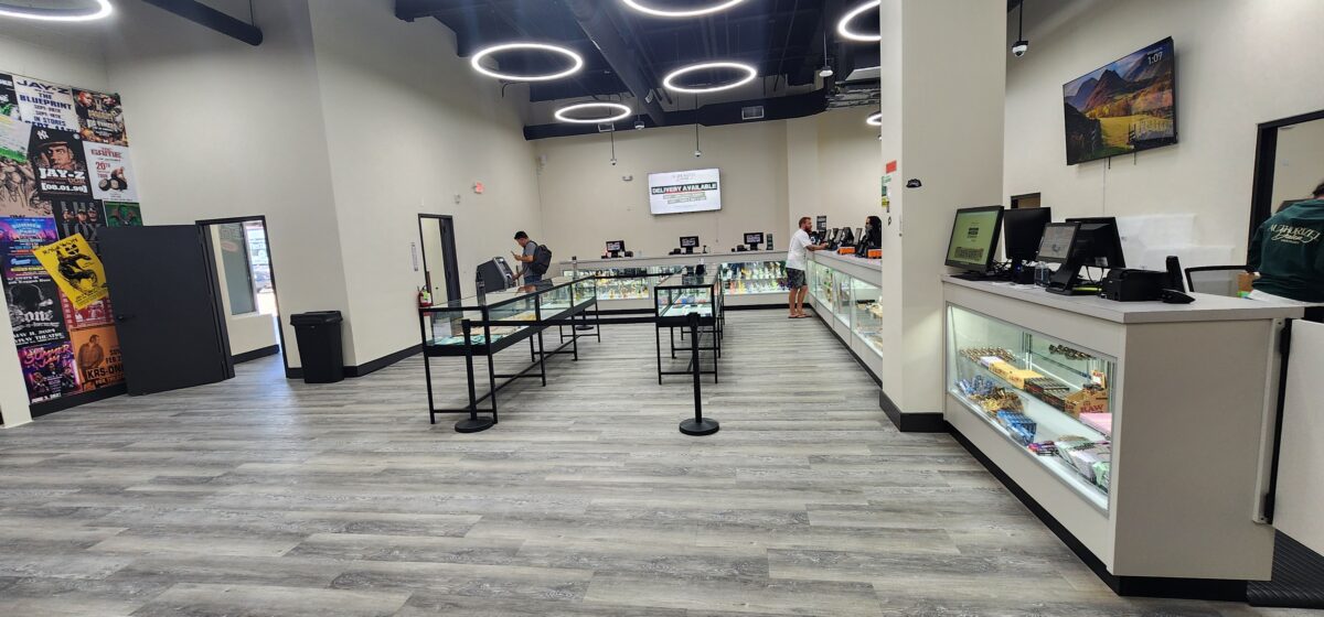 Authorized Dealer Dispensary in North Bergen show floor