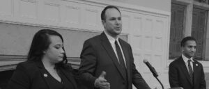Jersey City Mayor James Solomon pictured denying JCPD Officers full reinstatement after consuming cannabis