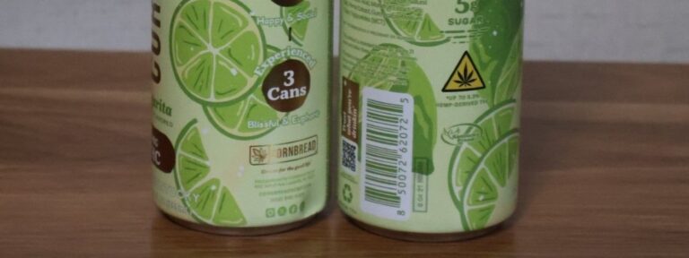 Cornbread hemp Margarita Lime THC seltzer