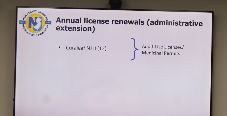 NJCRC OKs Special Renewal for Curaleaf Due to Lawsuit, Denies Pesticide Request